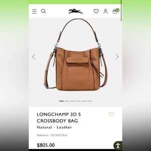 Longchamp Shoulder 3D S Crossbody Bag